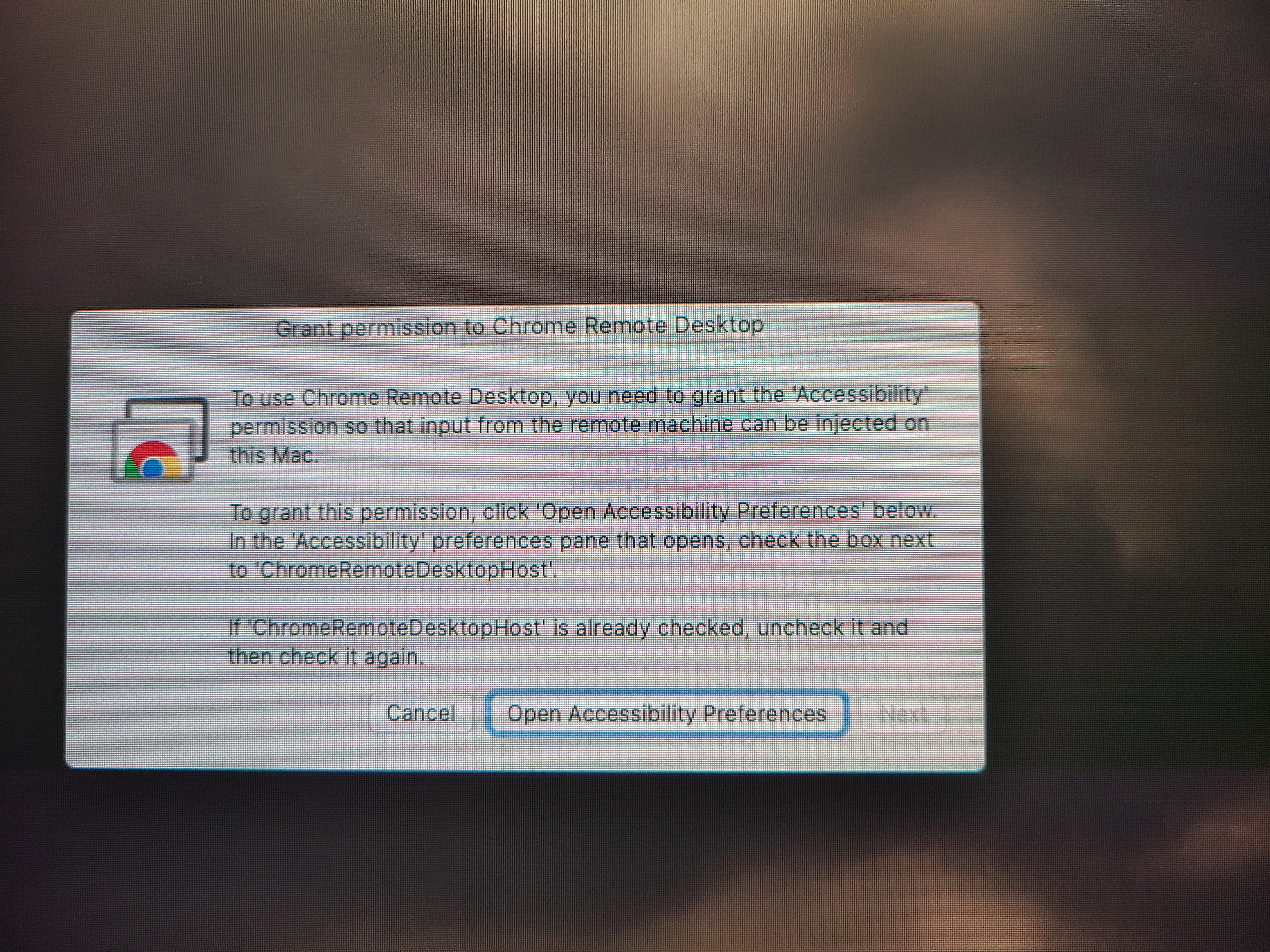chrome remote desktop for mac os x